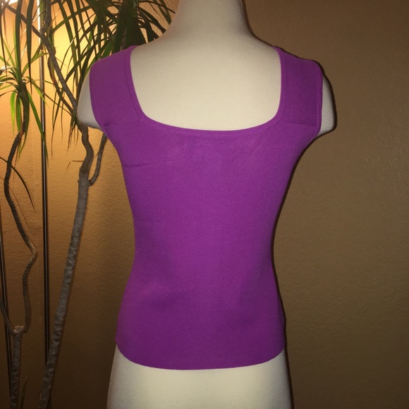 Joseph A - Orchid Color Tank w/Abalone Buttons - Picture 2 of 3